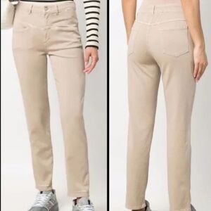 Closed Pedal Pusher Nylon Pants, Off White | Size 46 / US Medium / 29